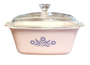 Vintage Corning Ware Blue Cornflower P-4-B 1 1/2 Quart Casserole Dish 1962-1971 - Picture 1 of 7