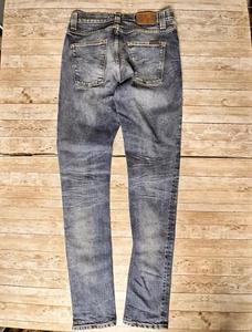 Pantalones de mezclilla orgánicos ajustados Nudie Jeans Lean Dean para hombre W30 L334 hechos en Italia - Imagen 1 de 8