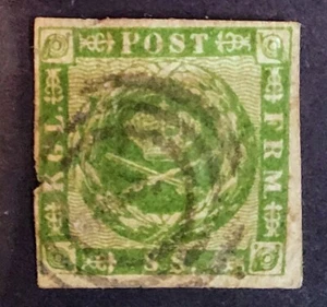 Dänemark - 1858 - 8 Sk - Mi 8 - Gestempelt - Bild 1 von 1