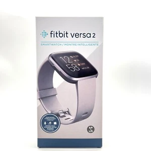 Fitbit Versa 2 Health Fitness Smartwatch Sizes Grey US - Picture 1 of 8