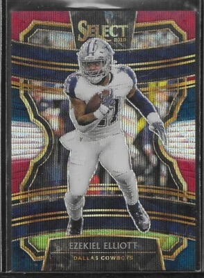 2019 Select Tricolor Ezekiel Elliott Cowboys 138/199 - Image 1 of 2