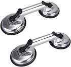 2 Pack Glass Suction Cup,Aluminium Heavy Duty Vacuum Lifter for Moving Glass/Win