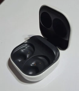 FUNDA DE CARGA GRAFITO blanca sin usar para auriculares Samsung Galaxy Buds FE SM-R400 - Imagen 1 de 8