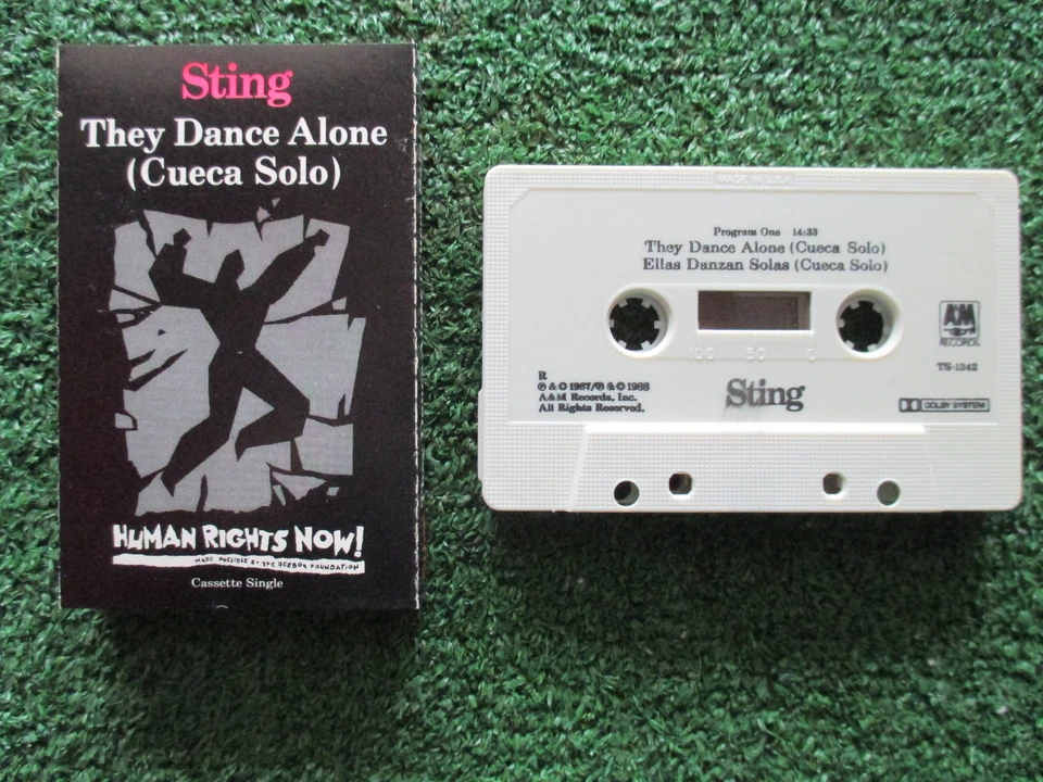 STING **They Dance Alone (Cueca Solo) / Ellas Danzan...** CASSETTE SINGLE NO LP - Image 1 of 1