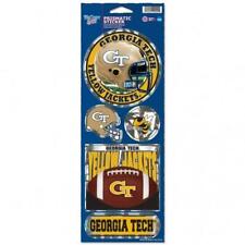 Georgia Tech Yellow Jackets Large 5 Pack Prismatic Stickers [NEW] Emblem Decal