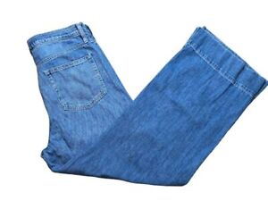 Women's Gap High Rise Wide Leg Button Fly Blue Jeans Size 10 / 30