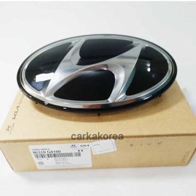 86310G8100 Parrilla delantera logotipo 'H' emblema insignia negra para HYUNDAI SONATA 2018-2019 Foto 1 de 4