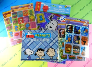 Álbum de pegatinas Sandylion Peanuts Snoopy de colección y paquetes lenticulares prismáticos raros - Imagen 1 de 10