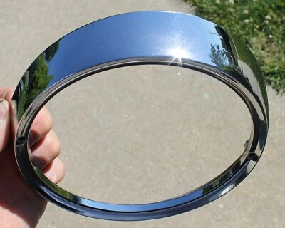 (ONE) 1961 1962 年别克 Special Skylark 铬圆形车头灯边框 原始设备制造商 通用 — 第 1/4 张图片