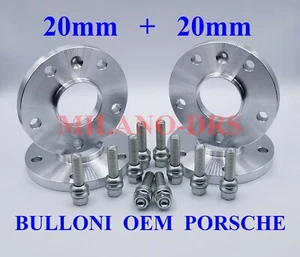 KIT 4 DISTANZIALI RUOTA 20+20mm PORSCHE 911 (996-997) + BULLONI OEM PORSCHE - Imagen 1 de 2