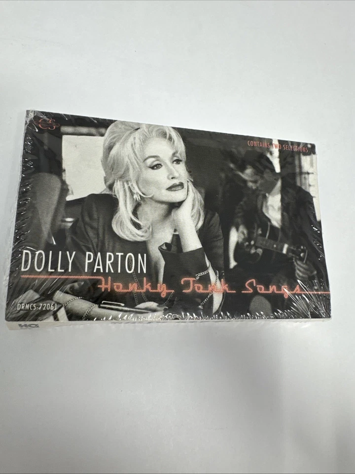 Dolly Parton NEW CASSETTE SINGLE HONKY TONK SONGS Paradise Road Decca 1998 - Image 1 of 4