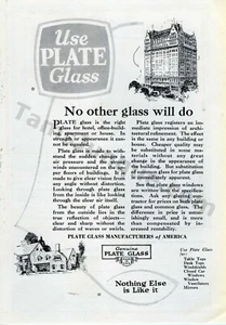 1922 Plate Glass Manufacturers of America PRINT AD Over 100 years old (3248) - Picture 1 of 1