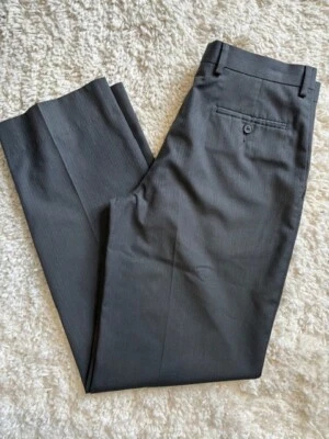 Chicos Joseph And Feiss Gris Oscuro Frente Plano Pantalón Vestido Pantalones Traje Pantalones Talla 20 Foto 1 de 3