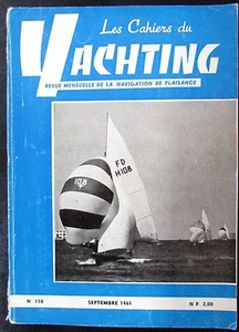 BATEAUX VOILES PLAISANCE CAHIERS DU YACHTING N° 118 de 1961 PLAN COTRE MARCONI  - Picture 1 of 2