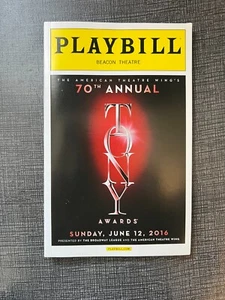 70th Tony Awards Playbill 2016 Beacon Hamilton Lin Manuel Miranda - Picture 1 of 1