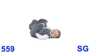 Sleep Nest -Babies, Baby Sleeping Bag, Fleece, Lake Green, Large (18-36 Months) - Picture 1 of 6