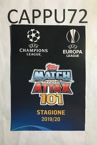 TOPPS MATCH ATTAX 101 CARDS CHAMPIONS LEAGUE- 2019/20 - Foto 1 di 91