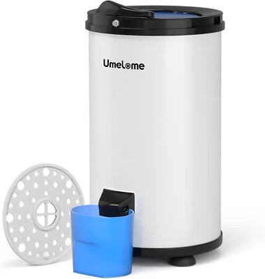 Umelome 6kg Spin Dryer Gravity Drain dryer, White, Power Saving Spinner, A+++ - Image 1 of 4