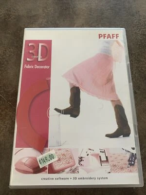 Pfaff 3D Creative Fabric Decorator - 3D Sticksystem - Versiegelt Neu - Bild 1 von 4
