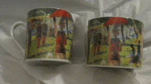 Sakura Georges Seurat Cremer und Zucker Set ~ Sonntag Nachmittag ~ LBDL3 - Bild 1 von 8