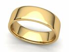 Euro Dome Plain Band Ring Mens Womens 2mm 3mm 4mm 5mm 6mm 7mm 8mm Solid 14k Gold