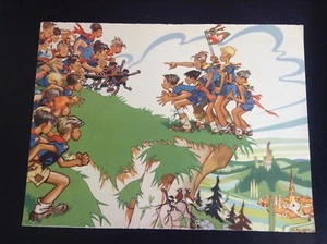 Rare ancienne image de calendrier scout FSC Illustrée par Joubert Scoutisme - Picture 1 of 1