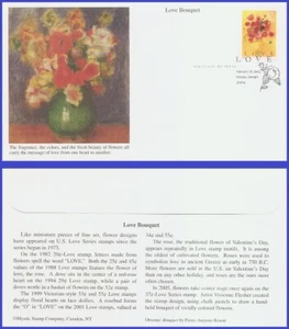 USA4 #3898 U/A MYSTIC FDC ramo de amor - Imagen 1 de 1