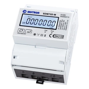 EASTRON SDM72DM-V2 zweirichtungs LCD Stromzähler S0, RS485 Modbus RTU - SDM72D M
