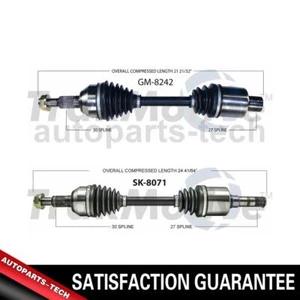 2x TrakMotive Front Left Front Right CV Axle Shaft For Suzuki XL-7 2007~2009 - Picture 1 of 3