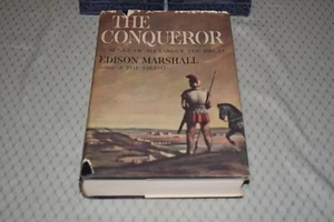 The Conqueror by Edison Marshall (1st Edition/First Print,hardcover,dust jacket) - Imagen 1 de 10