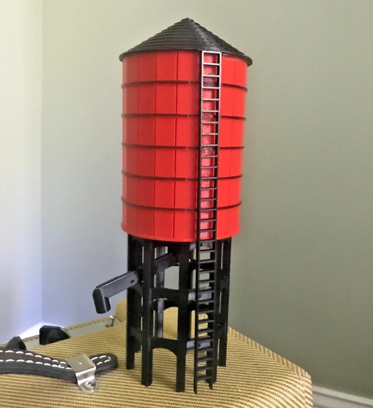 Model Railroading Water Tower Tank Kit O, S, HO N Z Scale Color or Blank White - Image 1 of 1