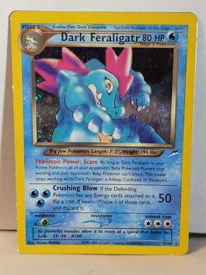 Dark Feraligatr Neo Destiny Holo 5 5/105 Pokémon Tcg 2000 Rare - Image 1 of 4