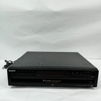 Cambiador de discos Sony CDP-CE375 5 CDP-CE375 falta perilla AMS ver foto Foto 1 de 3