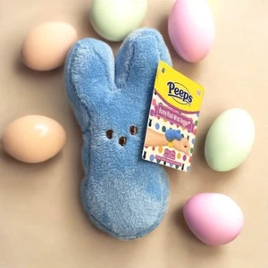 Peeps Bunny Plush Wrist Hugger Bracelet Blue Yellow Dan Dee NWT - Picture 1 of 9