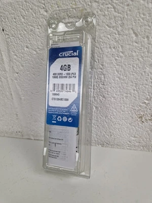 Crucial CT51264BC1339 (4 GB, PC3-10600, DDR3 Sodimm, 204 PIN, 138640 - Image 1 of 4