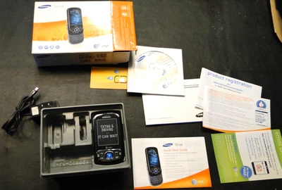 NEW AT&T Samsung Strive SGH-A687 Cellular Slider W New Orig Sim Card-Collectors - Image 1 of 4