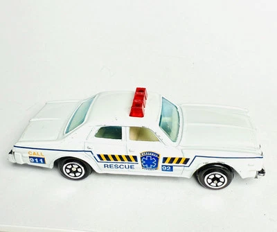1/64 Scale 1970's Dodge Monaco Rescue Patrol Sheriff Police Car - Yatming 1031 - Image 1 of 4