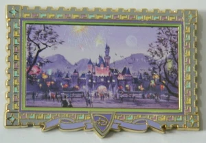 Prendedor enmarcado Castillo de la Bella Durmiente Hong Kong Disneyland - Conmemorativo LE - Nuevo - Imagen 1 de 2
