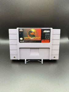 Mortal Kombat (Nintendo SNES, 1992) - CARTRIDGE ONLY & TESTED - Picture 1 of 6
