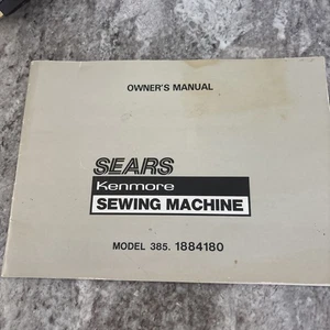 Vintage Sears Model 385. 1884180 Kenmore Sewing Machine Owner’s Manual Original - Picture 1 of 3
