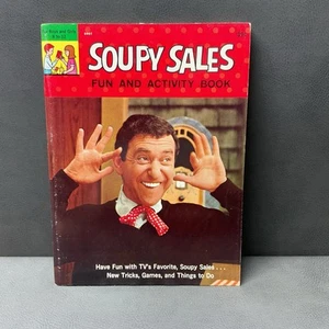 Vintage 1965 Soupy Sales Fun Activity Puzzles Games And Stunts Book - Foto 1 di 4