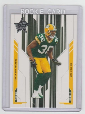 NICK COLLINS Packers 2005 Leaf Rookies & Stars #123 SP RC All-Pro RARE FIND - Image 1 of 2