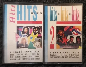 Hits Hits Hits - 8 Smash Chart Hits - Vol 1 & 2 (Double Cassette Tape) - Picture 1 of 3