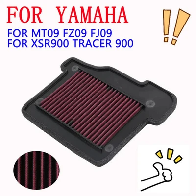 Elemento limpiador de admisión de alto flujo de filtro de aire para Yamaha XSR 900 2016-2024 Foto 1 de 4