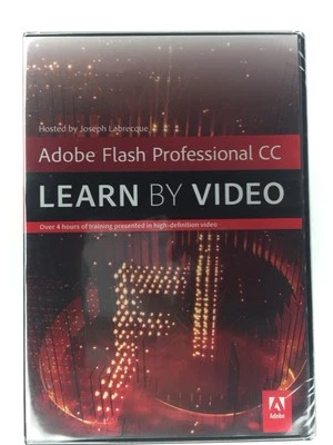 Adobe Flash Professional CC: Learn By Video 2014 PC DVD-ROM Brand New OOP - Image 1 of 4