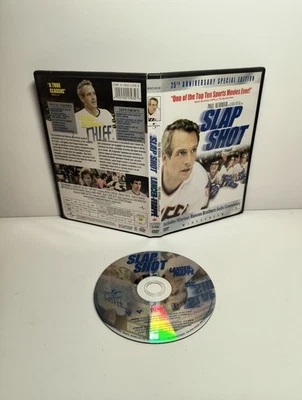 SLAP SHOT DVD (2002) Bilingual - Vintage - Canada - Tested - NM Disc - Image 1 of 3