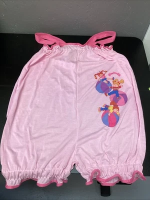 Vintage 80's Cabbage Patch Kids Pajamas Jumper Size Girl's 14 Youth Pink - Image 1 of 4