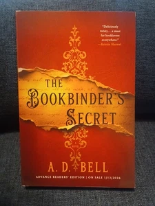 The Bookbinder's Secret by A.D. Bell ARC 1/2026 Uncorrected Proof - Picture 1 of 2