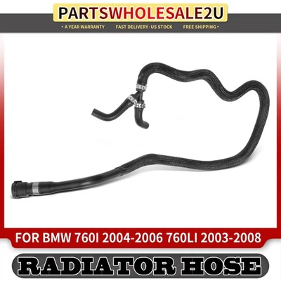 1x Mangueira de líquido de arrefecimento do radiador para BMW E65 760i 760Li E65/F01 2003-2008 6.0L Overflow - Imagem 1 de 4