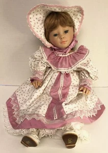 Muñeca Corolle 1992 edición limitada 21" Refabert firmada y numerada Francia J7 - Imagen 1 de 4